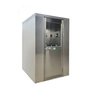 फार्मास्युटिकल कारखानों के लिए इंडक्शन टाइप ऑटोमैटिक स्लाइडिंग डोर एयर शावर