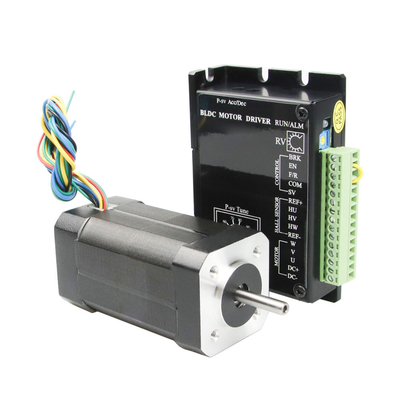 24v 77.5W 42mm स्क्वायर 3 फेज़ BLDC ब्रशलेस गियर मोटर 4000rpm