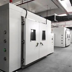 जलवायु तापमान और आर्द्रता के लिए इलेक्ट्रॉनिक पर्यावरण परीक्षण कक्ष में चलो