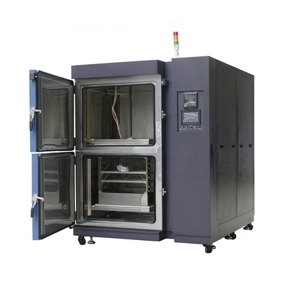 हाई प्रिसिशन थ्री-बॉक्स कोल्ड एंड थर्मल शॉक टेस्ट चैंबर 220v 50hz