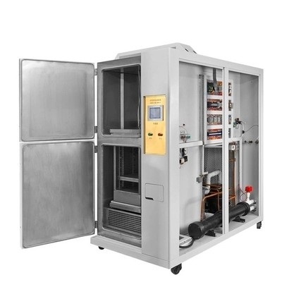 हाई प्रिसिशन थ्री-बॉक्स कोल्ड एंड थर्मल शॉक टेस्ट चैंबर 220v 50hz