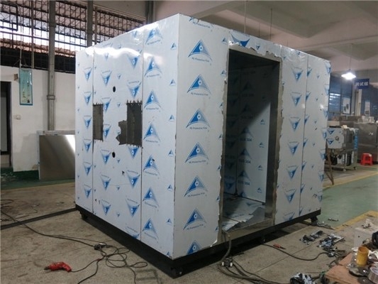 पर्यावरणीय परीक्षण कक्ष 6m3 AC380V में उच्च निम्न तापमान आर्द्रता चलना