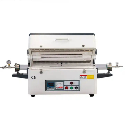 कारखाने में धातु सामग्री परीक्षण के लिए 1400 ℃ वैक्यूम ट्यूब भट्ठी का उपयोग किया जाता है