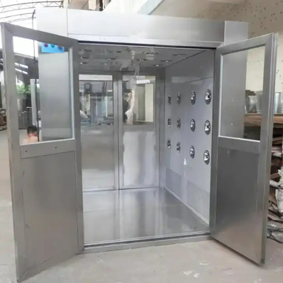 फार्मास्युटिकल कारखानों के लिए इंडक्शन टाइप ऑटोमैटिक स्लाइडिंग डोर एयर शावर