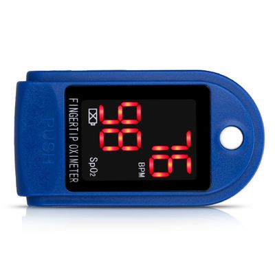 0.96 इंच OLED 250bpm फिंगरटिप पल्स ऑक्सीमीटर Spo2 लेवल हार्ट रेट मॉनिटर