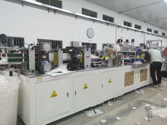 220V अल्ट्रासोनिक पूरी तरह से स्वचालित नॉनवॉवन मेडिकल फेस मास्क मशीन